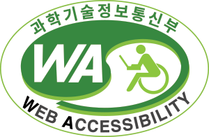 과학기술정보통신부 WA(WEB 접근성) 품질인증 마크, 웹와치(WebWatch) 2023.09.07 ~ 2024.09.06